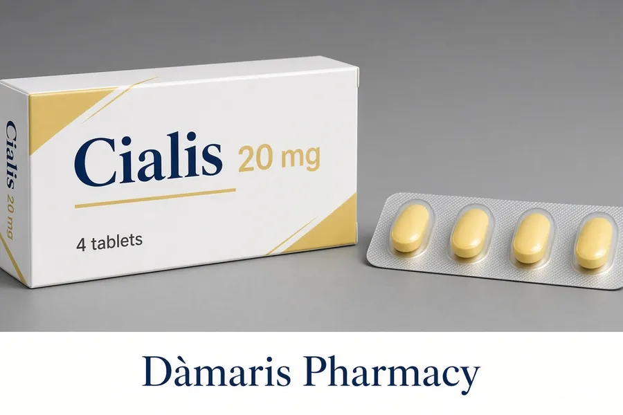 Cialis 20 mg 4 pastillas comprimidos Farmàcia Dàmaris