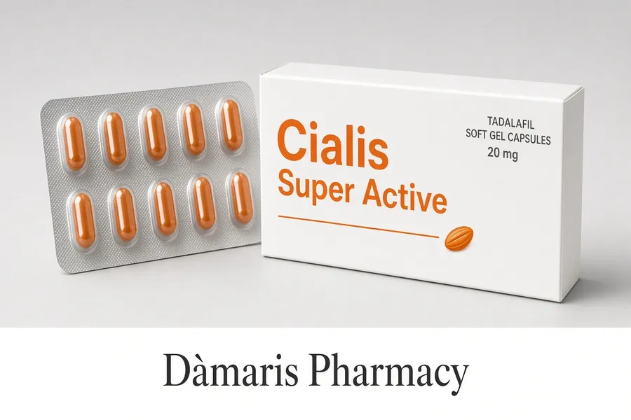 Cialis Super Active Tadalafilo 20 mg cápsulas blandas Farmàcia Dàmaris