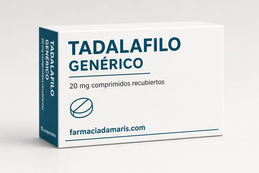 Tadalafilo Genérico comprimidos recubiertos con película Farmàcia Dàmaris