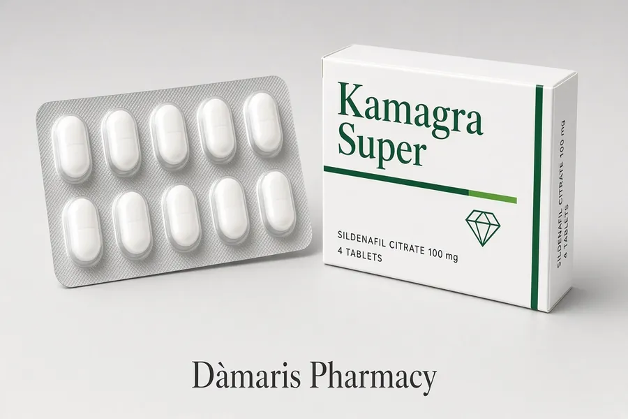 Kamagra Super comprimidos Sildenafilo 100 mg y Dapoxetina 60 mg Farmàcia Dàmaris