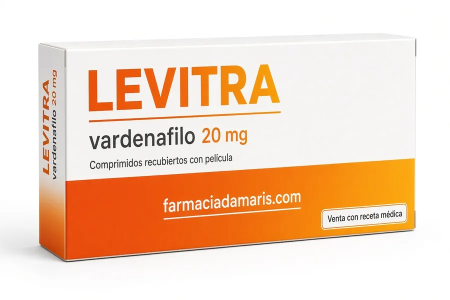 Levitra vardenafilo comprimidos recubiertos en farmacia online España