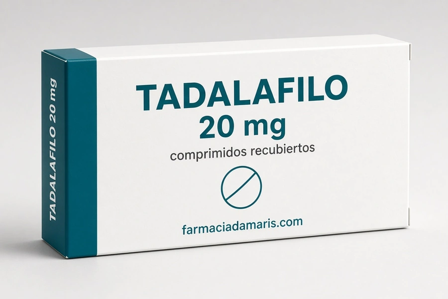 Comprar Tadalafilo 20 mg comprimidos recubiertos Farmàcia Dàmaris