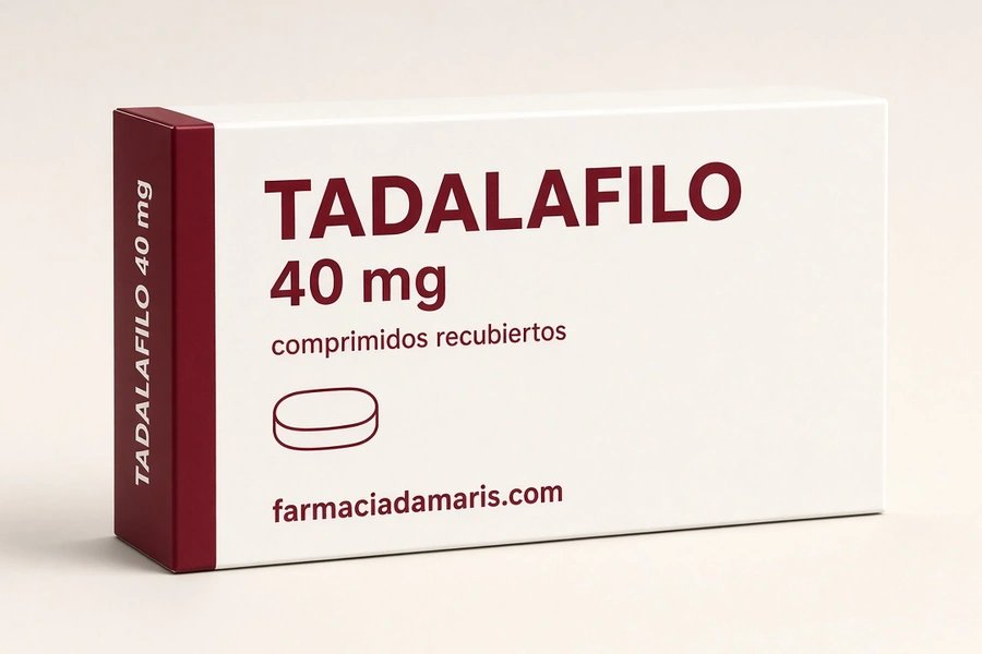 Tadalafilo 40 mg comprimidos recubiertos con película Farmàcia Dàmaris