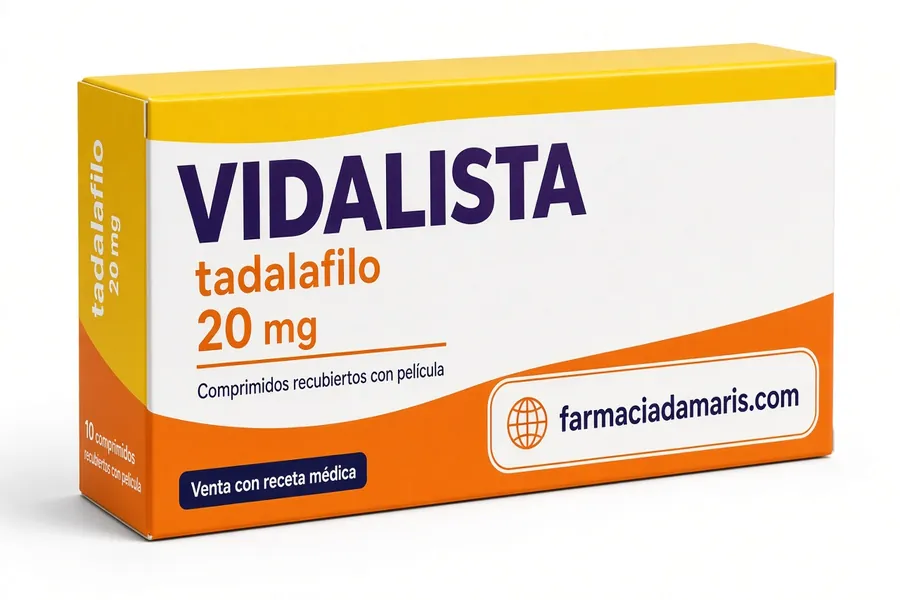 Vidalista tadalafilo comprimidos recubiertos en farmacia online España